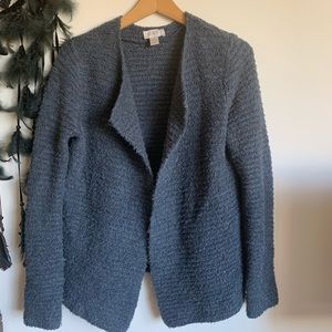 Loft grey sweater cardigan